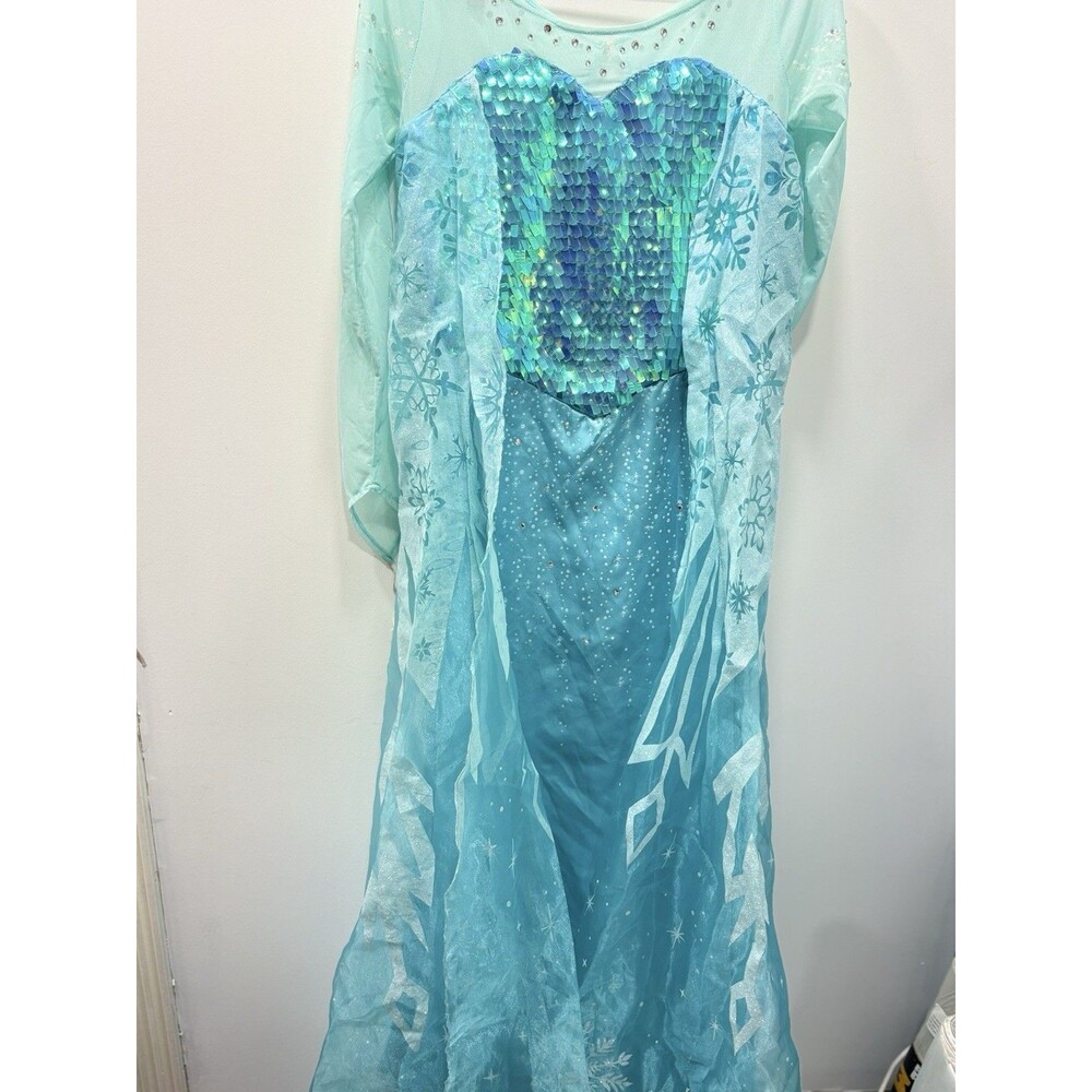 DISNEY'S FROZEN ELSA SNOW QUEEN ADULT HALLOWEEN COSTUME WOMEN'S MEDIUM
